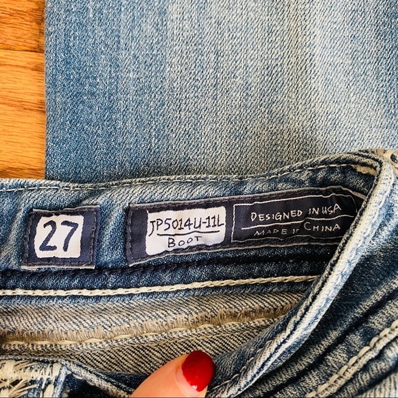 Miss me boot cut embroidered jeans - Picture 7 of 10